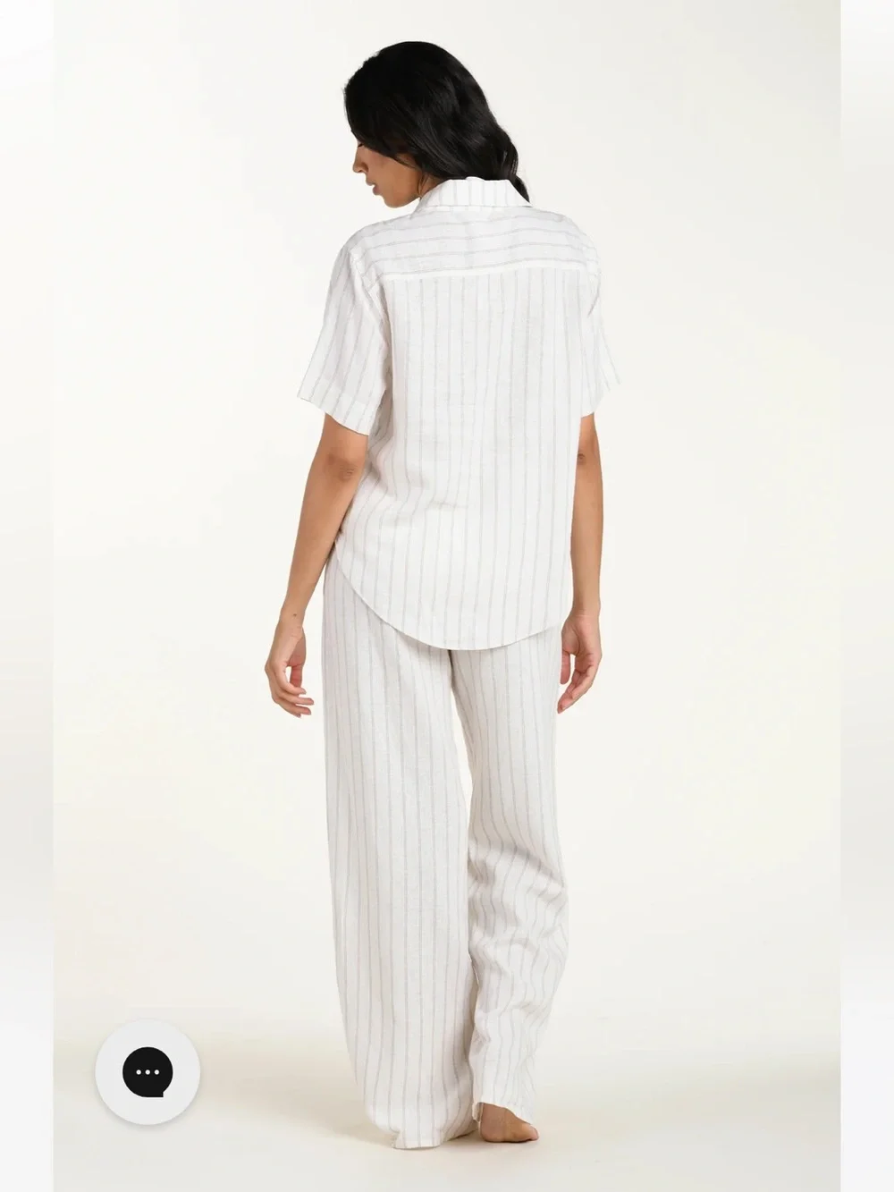 La Blanca beachwear - Delphine cost linen shirt causal short sleeve button up